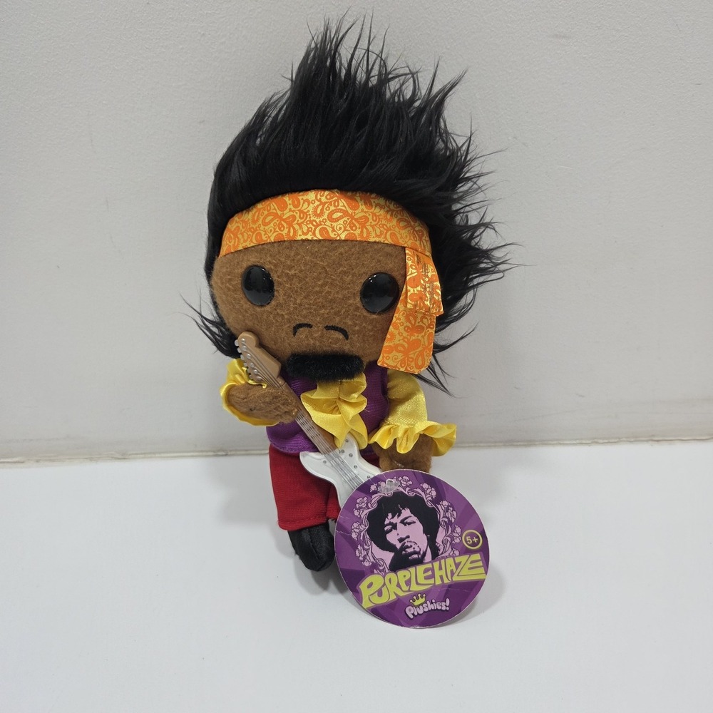 Rare Jimi Hendrix Funko Plushies Plush Figure Purple Haze Radio Days With Tags